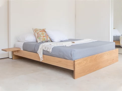 Enkel Bed (No Headboard) Platform Beds Wooden Bed